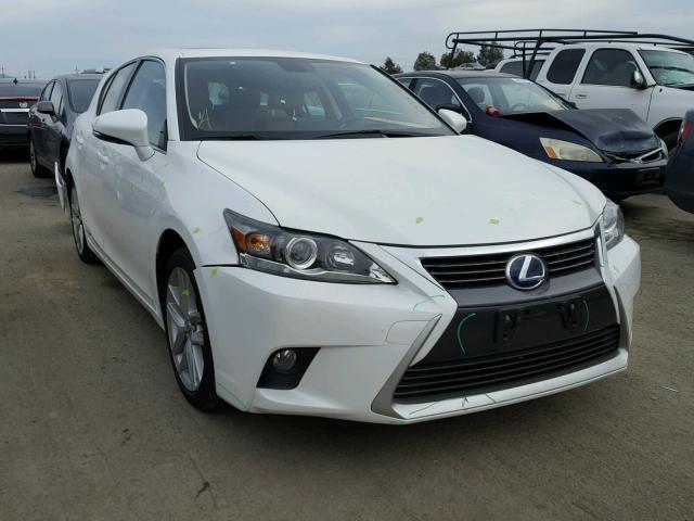 JTHKD5BH8E2208554 - 2014 LEXUS CT 200 WHITE photo 1