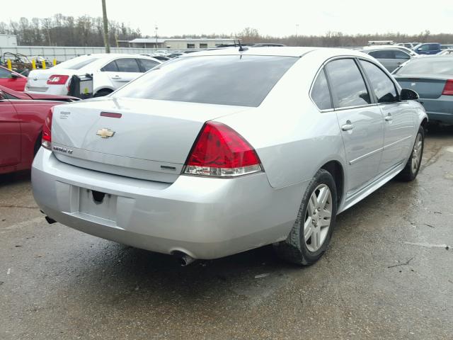 2G1WB5E36E1105537 - 2014 CHEVROLET IMPALA LIM SILVER photo 4