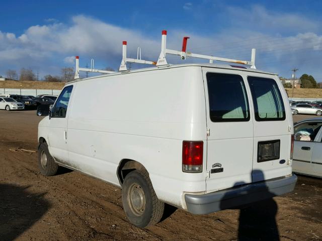 1FTRE14232HA92011 - 2002 FORD ECONOLINE WHITE photo 3