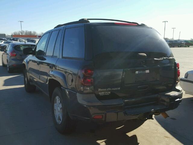 1GNDS13S232218424 - 2003 CHEVROLET TRAILBLAZE GRAY photo 3