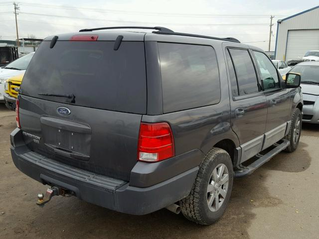 1FMPU16L64LA17542 - 2004 FORD EXPEDITION GRAY photo 4