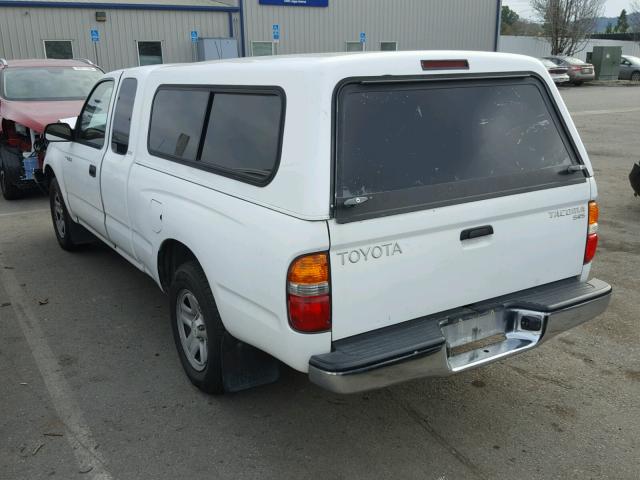 5TEVL52N31Z868143 - 2001 TOYOTA TACOMA XTR WHITE photo 3