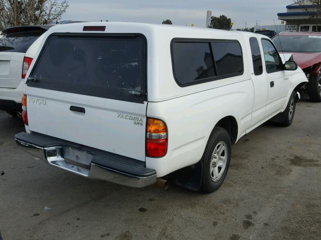 5TEVL52N31Z868143 - 2001 TOYOTA TACOMA XTR WHITE photo 4