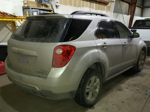 2GNFLGEK0F6289201 - 2015 CHEVROLET EQUINOX LT SILVER photo 4