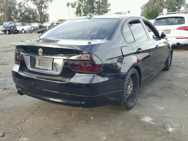 WBAVA37557NL11763 - 2007 BMW 328 I BLACK photo 4