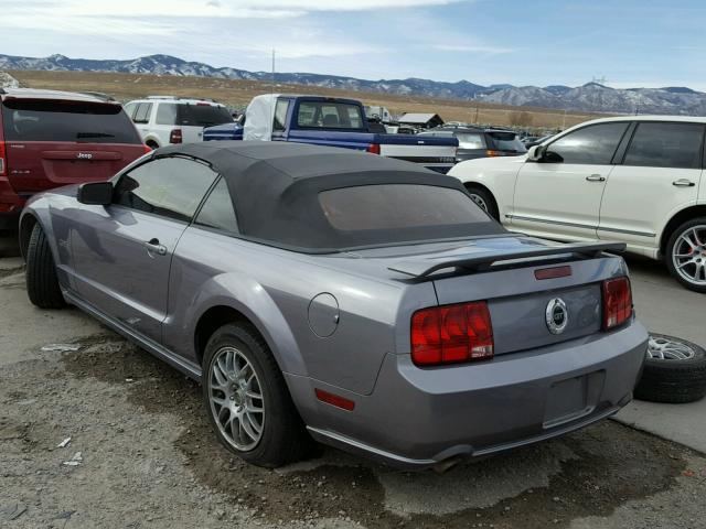 1ZVHT85H665257616 - 2006 FORD MUSTANG GT GRAY photo 3