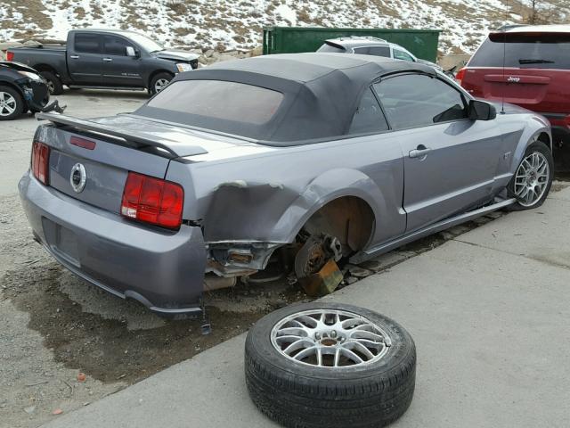 1ZVHT85H665257616 - 2006 FORD MUSTANG GT GRAY photo 4