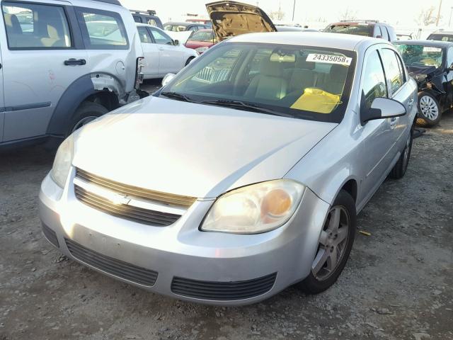 1G1AL55F267761515 - 2006 CHEVROLET COBALT LT SILVER photo 2