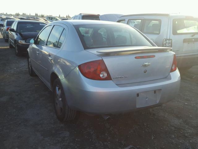 1G1AL55F267761515 - 2006 CHEVROLET COBALT LT SILVER photo 3