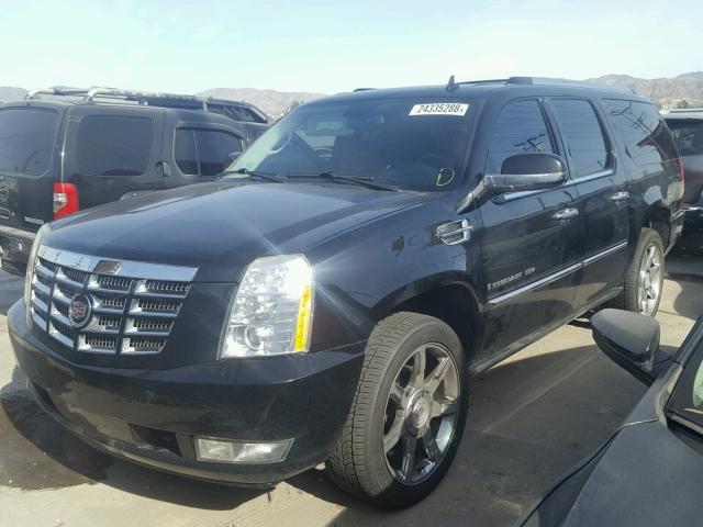 1GYFK66858R206713 - 2008 CADILLAC ESCALADE E BLACK photo 2