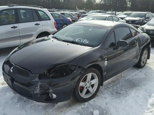 4A3AK24F06E038619 - 2006 MITSUBISHI ECLIPSE GS BLACK photo 2