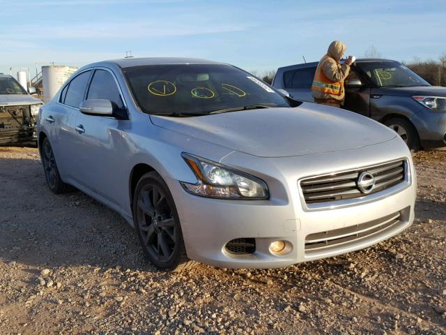 1N4AA5AP3EC914961 - 2014 NISSAN MAXIMA S SILVER photo 1