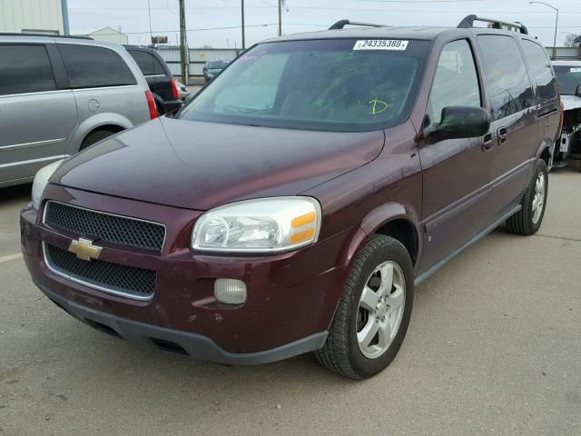 1GNDV33157D217255 - 2007 CHEVROLET UPLANDER L MAROON photo 2