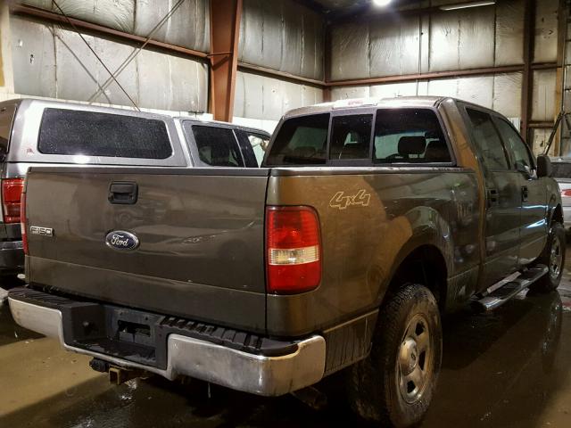 1FTPW14V28FA73078 - 2008 FORD F150 SUPER GRAY photo 4