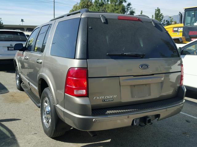 1FMZU75W32ZB55086 - 2002 FORD EXPLORER L GRAY photo 3