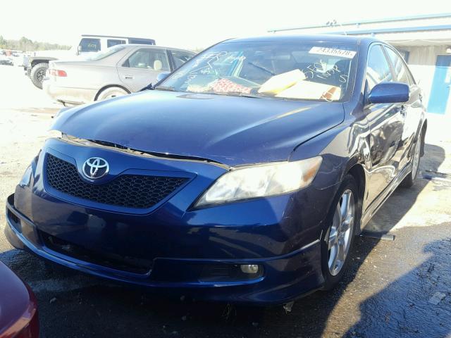 4T1BE46K88U227480 - 2008 TOYOTA CAMRY CE BLUE photo 2