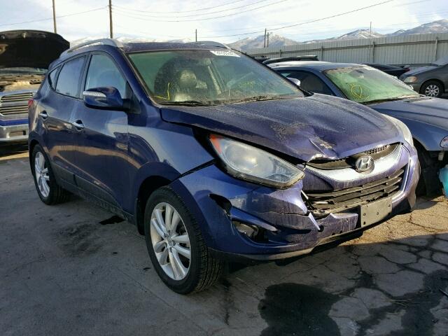 KM8JUCACXBU158372 - 2011 HYUNDAI TUCSON GLS BLUE photo 1