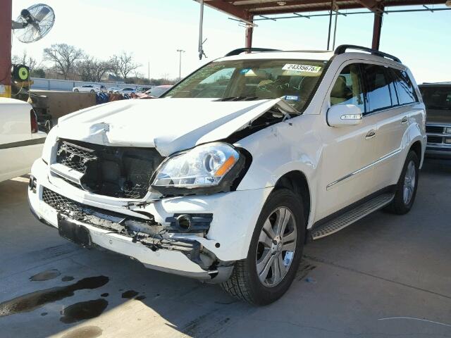 4JGBF71E28A353612 - 2008 MERCEDES-BENZ GL 450 4MA WHITE photo 2