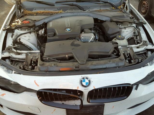 WBA3C1C51FK120367 - 2015 BMW 328 I SULE WHITE photo 7