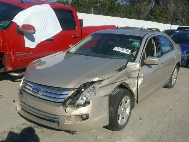 3FAHP07Z18R225158 - 2008 FORD FUSION SE GOLD photo 2