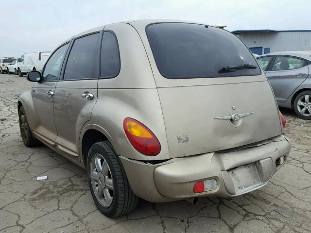 3C8FY68B73T598573 - 2003 CHRYSLER PT CRUISER GOLD photo 3