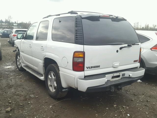 1GKEK63U81J187232 - 2001 GMC DENALI WHITE photo 3