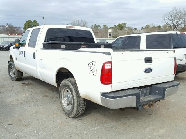 1FT7W2BT8DEB45022 - 2013 FORD F250 SUPER WHITE photo 3