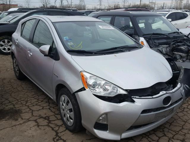 JTDKDTB39C1525577 - 2012 TOYOTA PRIUS C SILVER photo 1