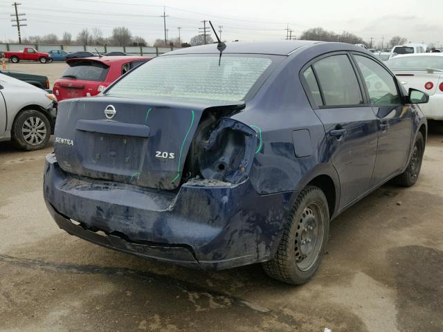 3N1AB61E07L605731 - 2007 NISSAN SENTRA 2.0 BLUE photo 4