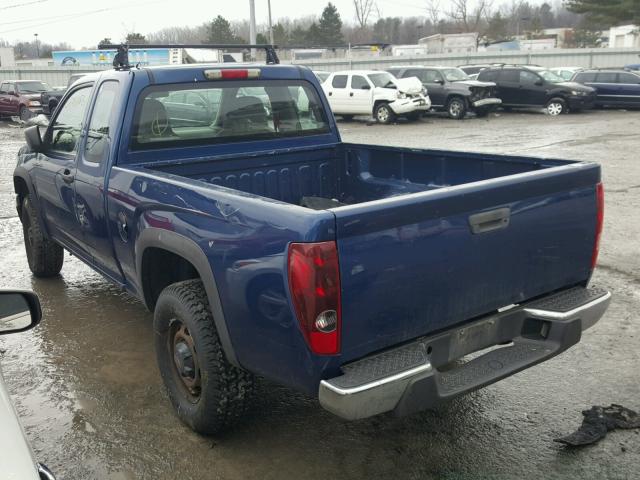 1GCDT198358240725 - 2005 CHEVROLET COLORADO BLUE photo 3