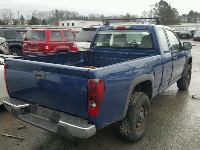 1GCDT198358240725 - 2005 CHEVROLET COLORADO BLUE photo 4