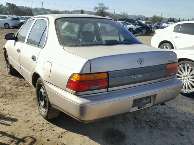 1NXAE04B9SZ350509 - 1995 TOYOTA COROLLA BEIGE photo 3