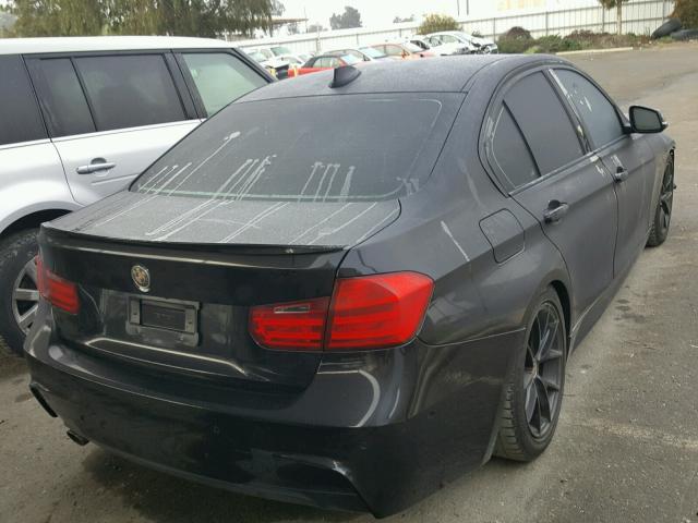 WBA3D3C56EK154991 - 2014 BMW 328 D BLACK photo 4