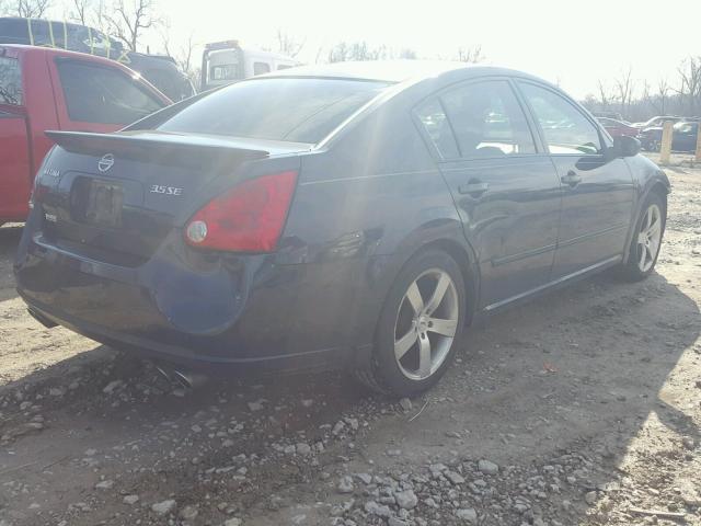 1N4BA41E97C853065 - 2007 NISSAN MAXIMA SE BLUE photo 4