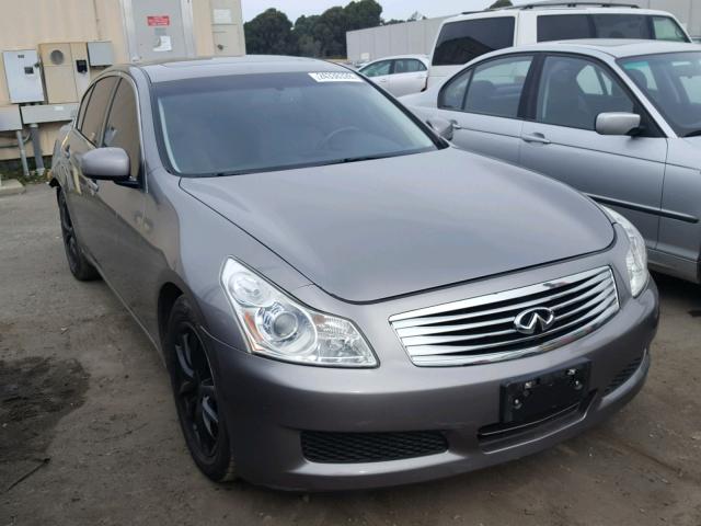 JNKBV61EX7M723900 - 2007 INFINITI G35 GRAY photo 1