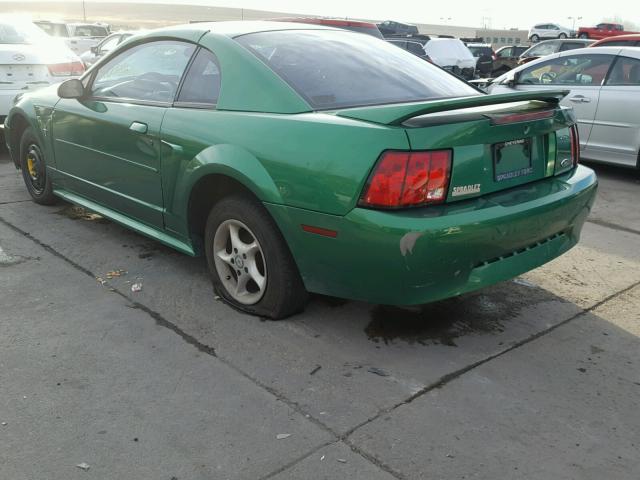 1FAFP4041YF254671 - 2000 FORD MUSTANG GREEN photo 3