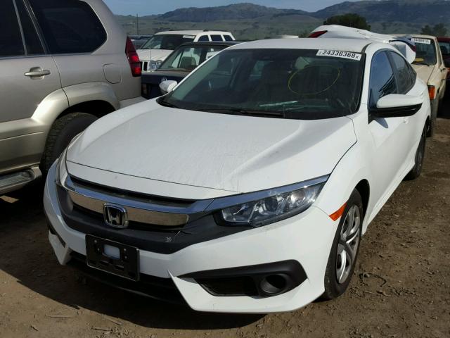 19XFC2F67HE220196 - 2017 HONDA CIVIC LX WHITE photo 2