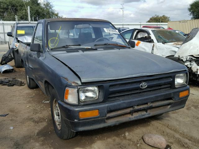 4TARN81A1NZ033540 - 1992 TOYOTA PICKUP 1/2 BLUE photo 1