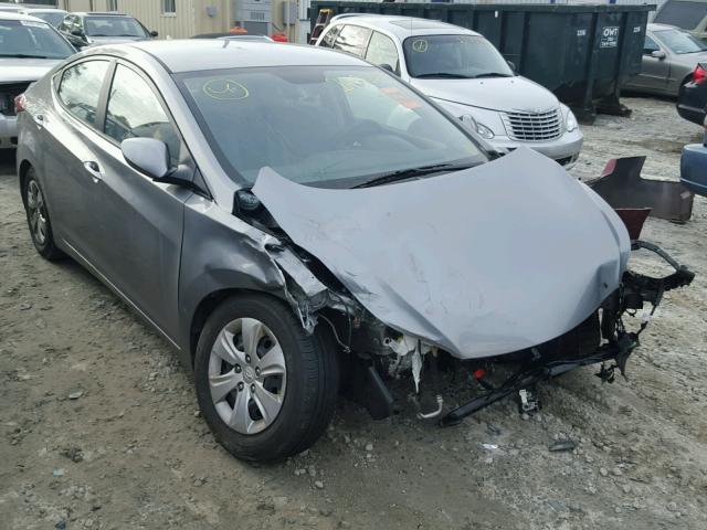 KMHDH4AE5GU478165 - 2016 HYUNDAI ELANTRA SE BLUE photo 1