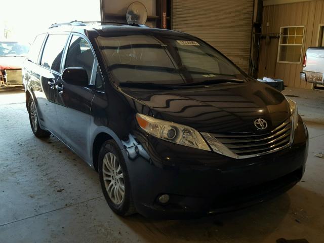 5TDYK3DC3BS100967 - 2011 TOYOTA SIENNA XLE BLACK photo 1