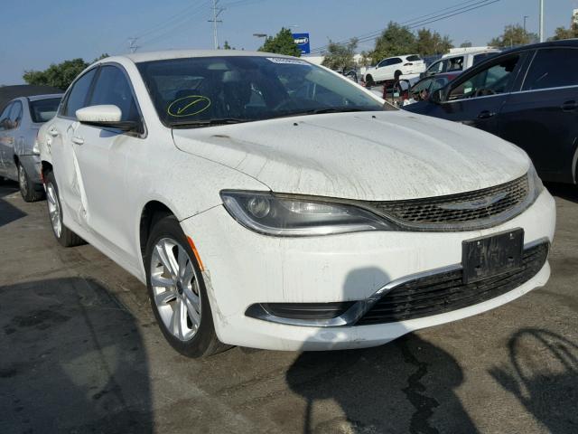 1C3CCCAB2GN183943 - 2016 CHRYSLER 200 LIMITE WHITE photo 1