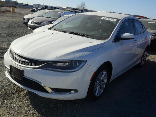 1C3CCCAB2GN183943 - 2016 CHRYSLER 200 LIMITE WHITE photo 2