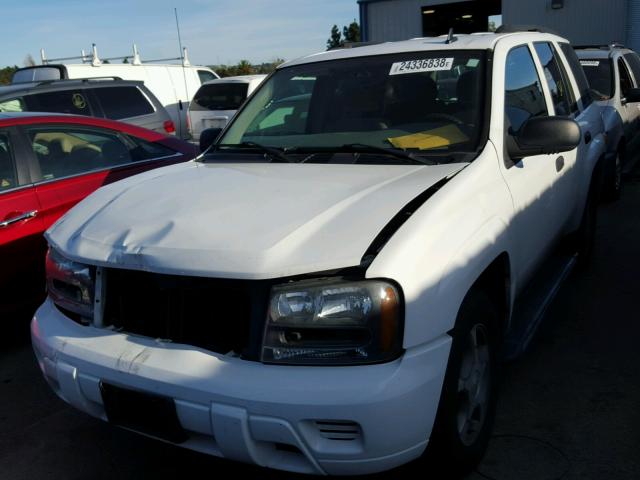 1GNDS13S162347842 - 2006 CHEVROLET TRAILBLAZE WHITE photo 2