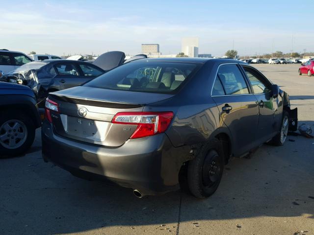 4T1BF1FK5EU366750 - 2014 TOYOTA CAMRY L GRAY photo 4