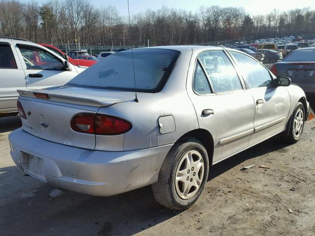 1G1JF5246Y7323478 - 2000 CHEVROLET CAVALIER L SILVER photo 4