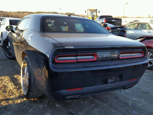 2C3CDZAG1FH851427 - 2015 DODGE CHALLENGER BLACK photo 3