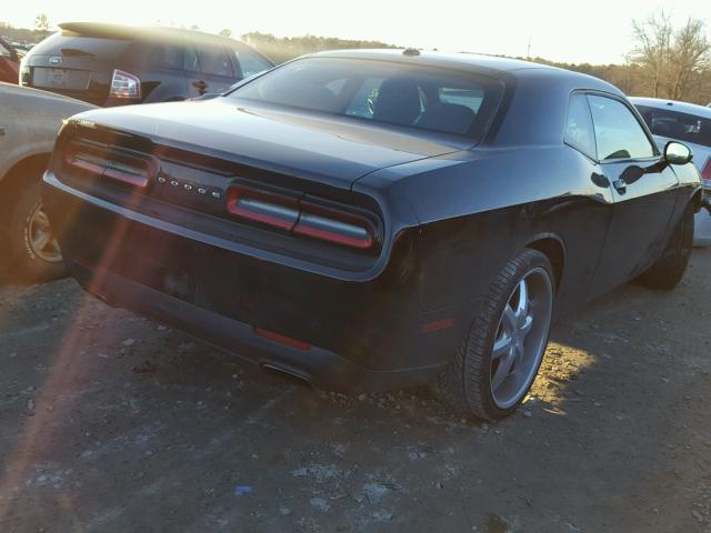 2C3CDZAG1FH851427 - 2015 DODGE CHALLENGER BLACK photo 4