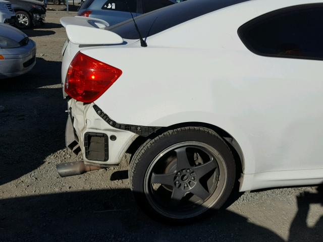 JTKDE177660092504 - 2006 TOYOTA SCION TC 白色 照片 9