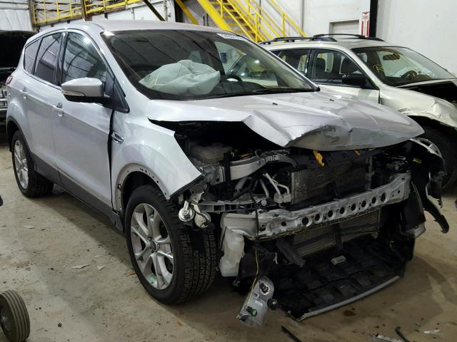 1FMCU9HX1DUA37978 - 2013 FORD ESCAPE SEL SILVER photo 1