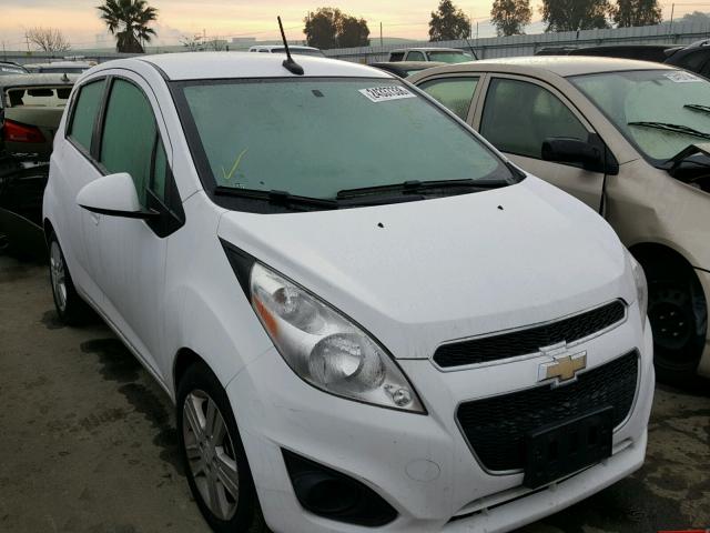 KL8CD6S92EC540383 - 2014 CHEVROLET SPARK 1LT WHITE photo 1